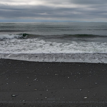 Black sand beach in Iceland
